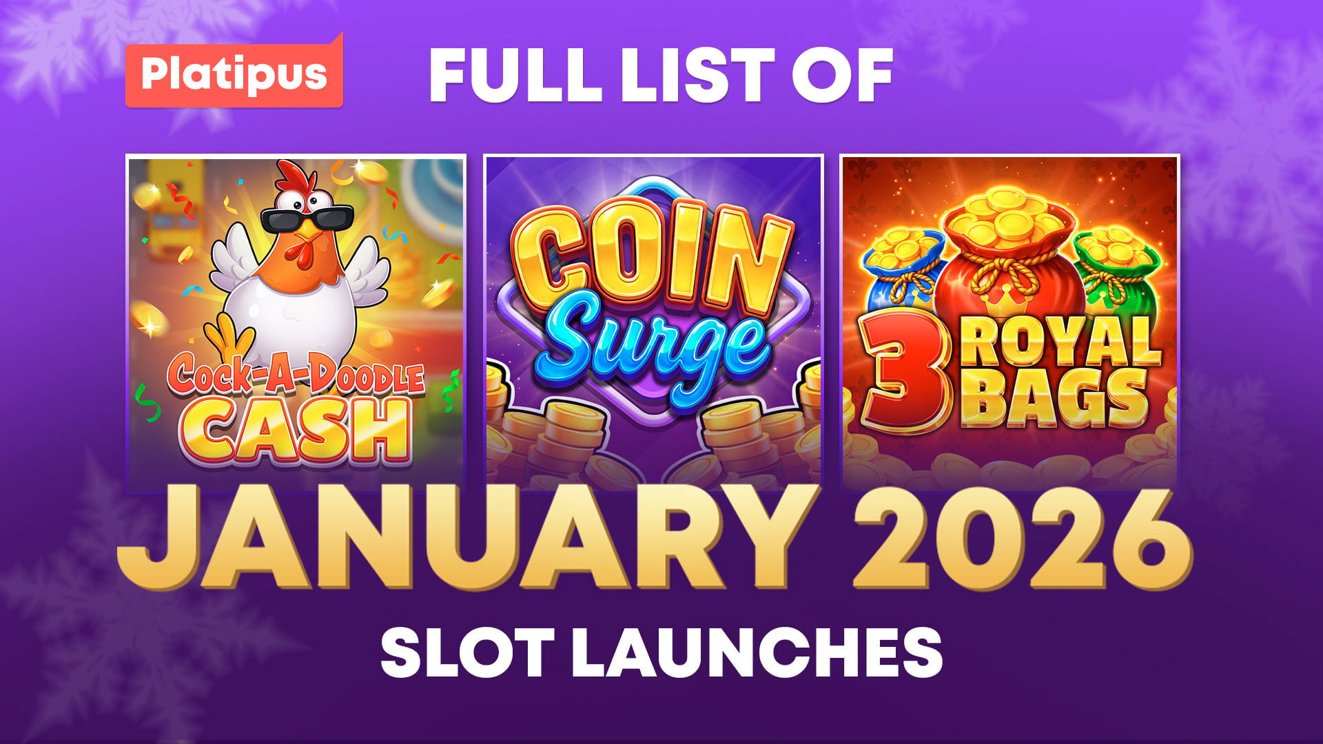Platipus Kicks Off 2026 With Three Fresh Game Launches That Mix Speed, Style and Strategy