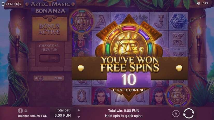 Screenshot Aztec Magic Bonanza 4 