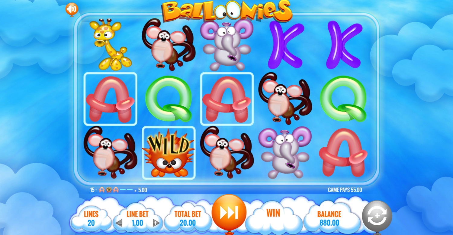 Screenshot Balloonies Slot Review 1 
