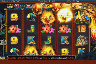 Screenshot Blazing Goddess 3 