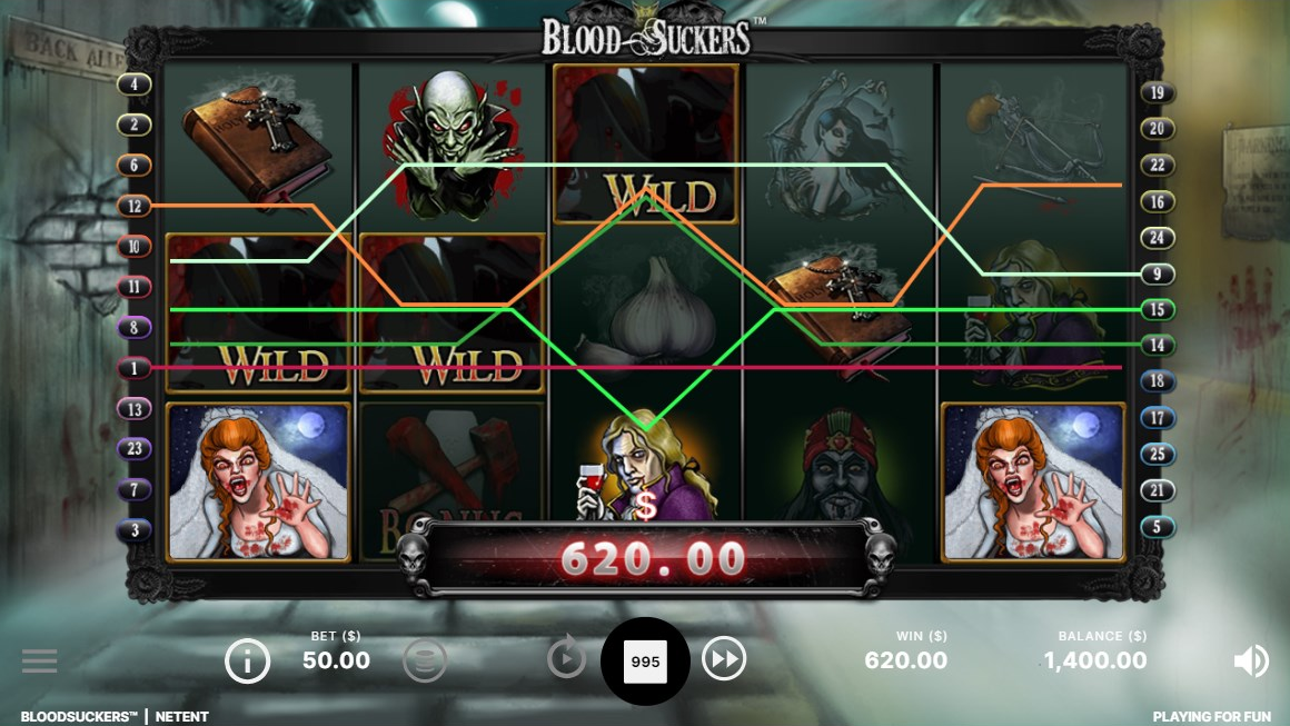Screenshot Blood Suckers Slot Review 1 