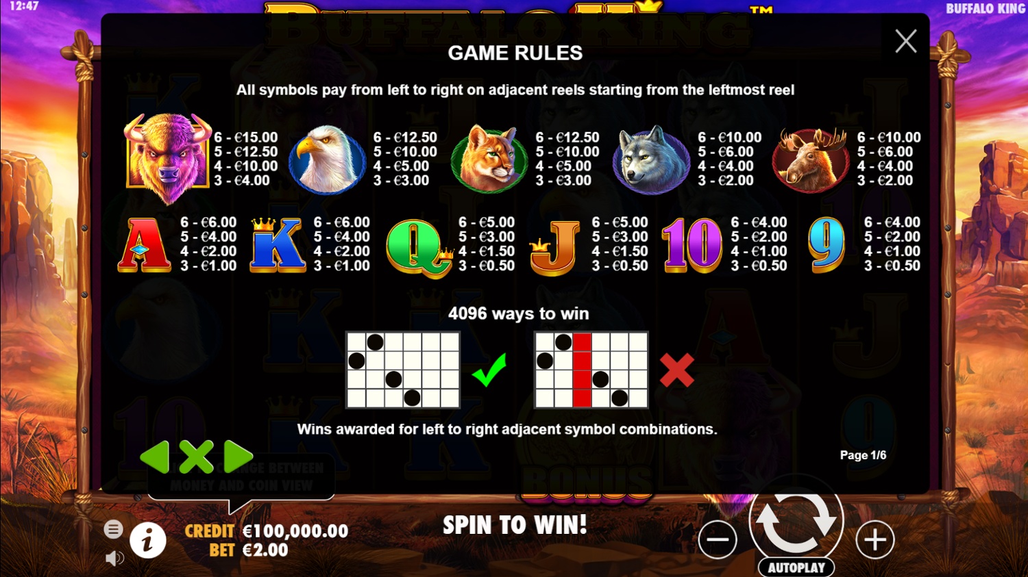 Screenshot Buffalo King 4 