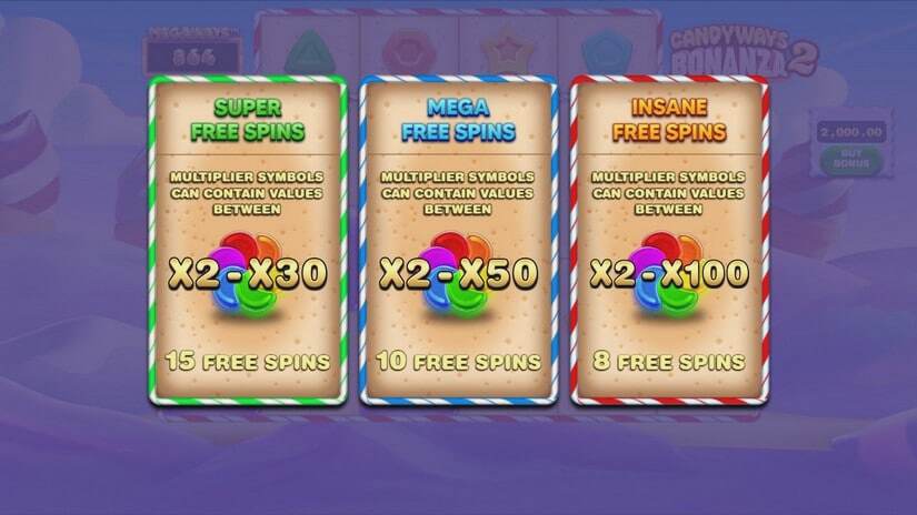 Screenshot Candyways Bonanza 2 Megaways 4 