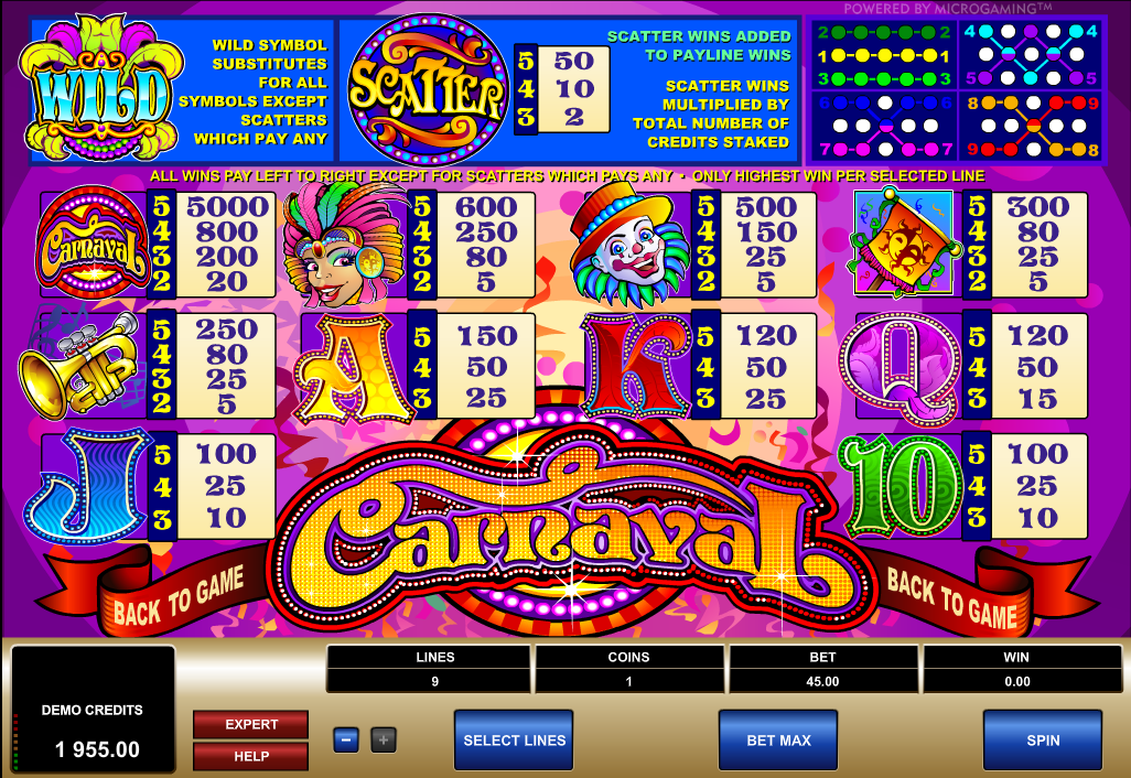 Screenshot Carnaval Slot Review 1 