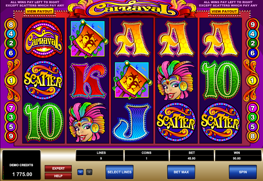 Screenshot Carnaval Slot Review 2 