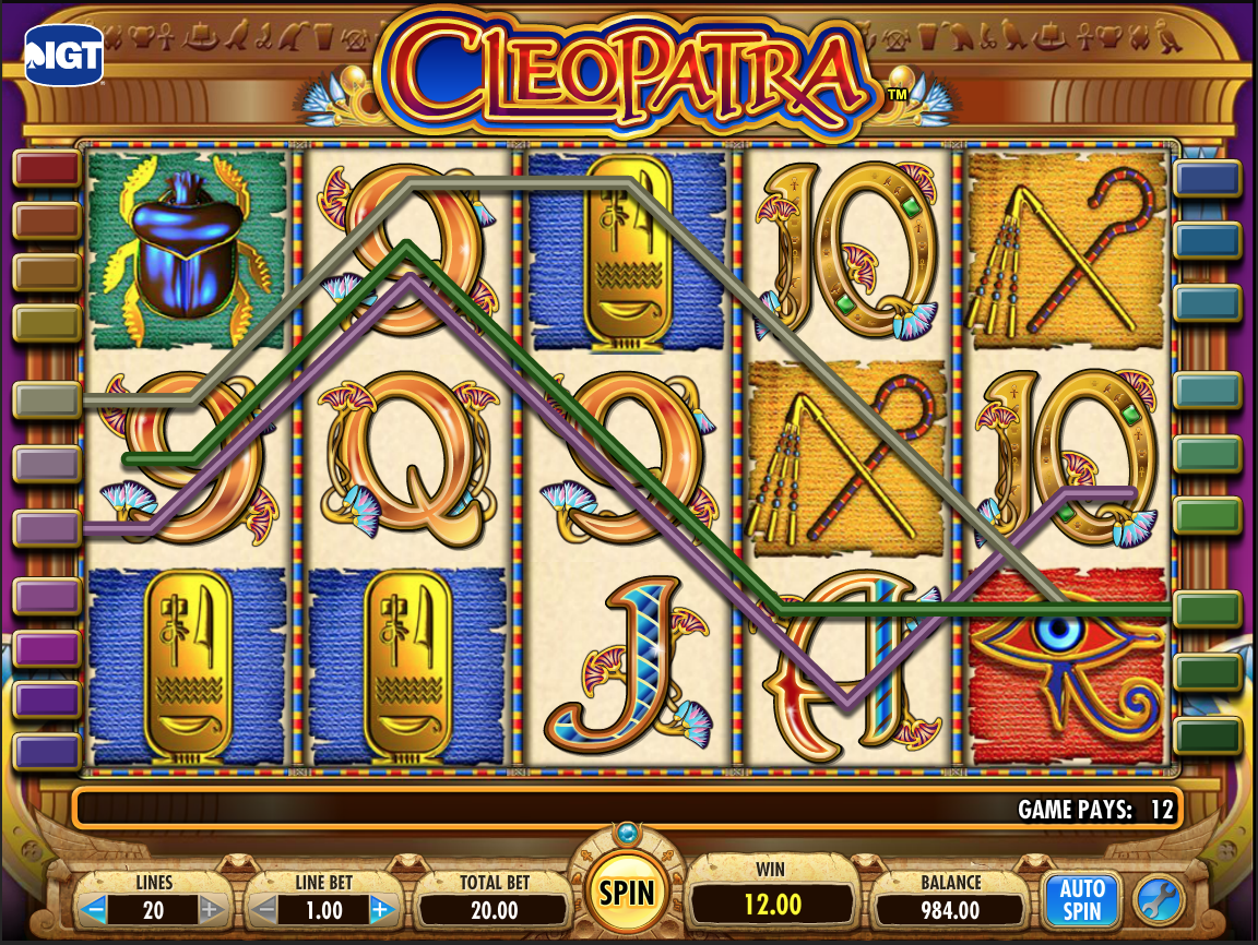 Screenshot Cleopatra Slot Review 1 