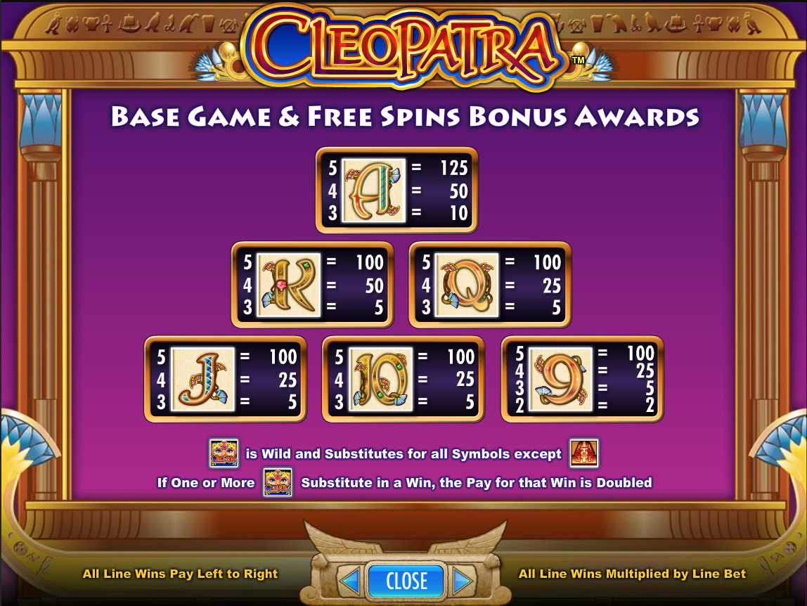 Screenshot Cleopatra Slot Review 2 