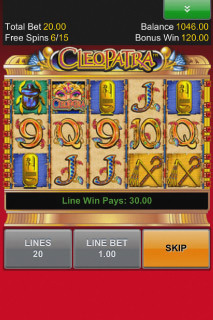 Screenshot Cleopatra Slot Review 9 
