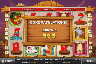 Screenshot Crazy Cows 2 