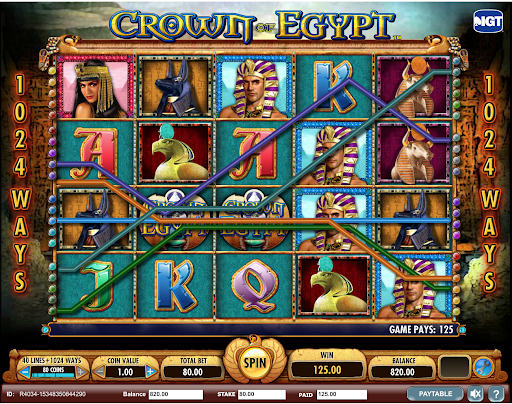 Screenshot Crown of Egypt Slot Review 2 