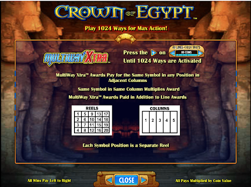 Screenshot Crown of Egypt Slot Review 3 
