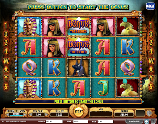 Screenshot Crown of Egypt Slot Review 4 