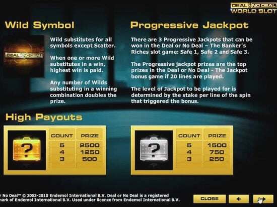 Screenshot Deal or no Deal 2 