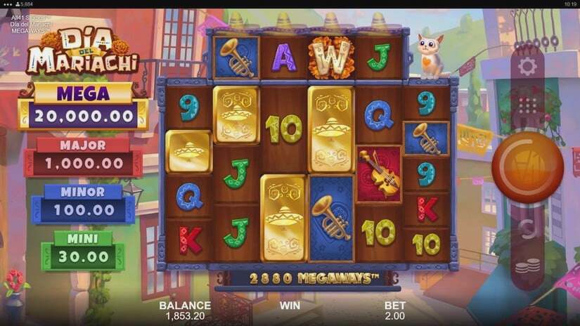 Screenshot Dia Del Mariachi Megaways 3 