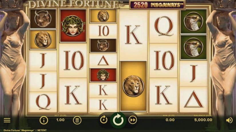 Screenshot Divine Fortune Megaways 8 