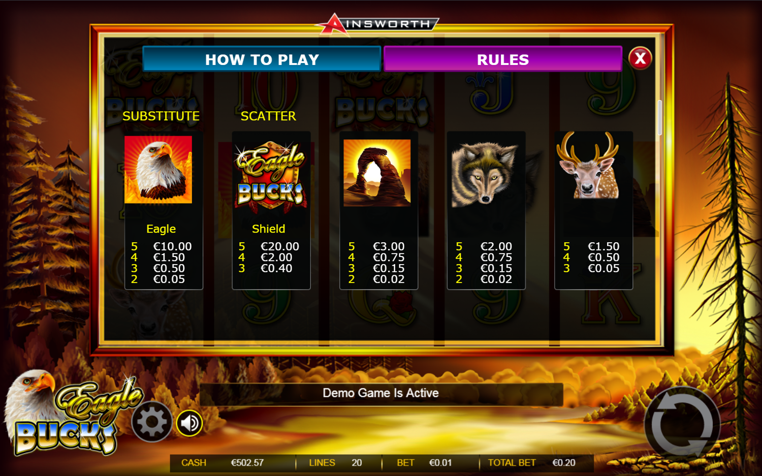 Screenshot Eagle Bucks 3 
