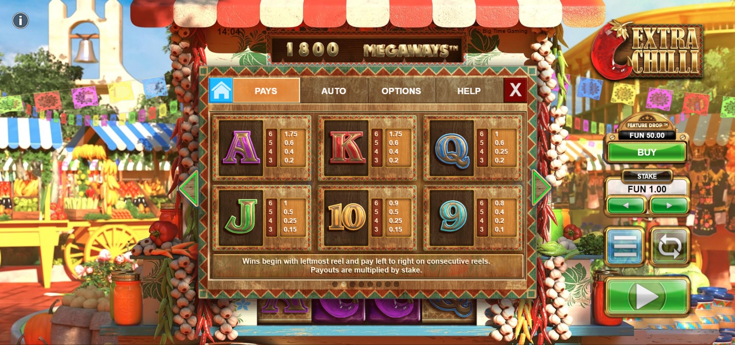 Screenshot Extra Chilli Megaways 4 