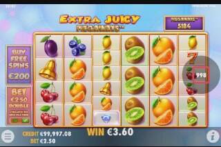 Screenshot Extra Juicy Megaways 1 