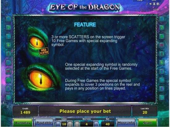 Screenshot Eye of the Dragon 4 