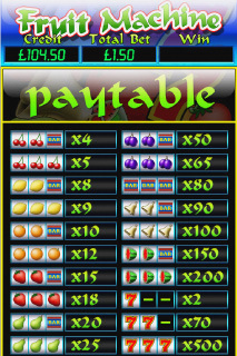Screenshot Fruit Machine 3 