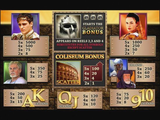 Screenshot Gladiator Jackpot 6 
