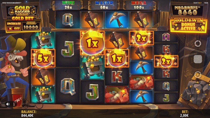 Screenshot Gold Digger Megaways 3 
