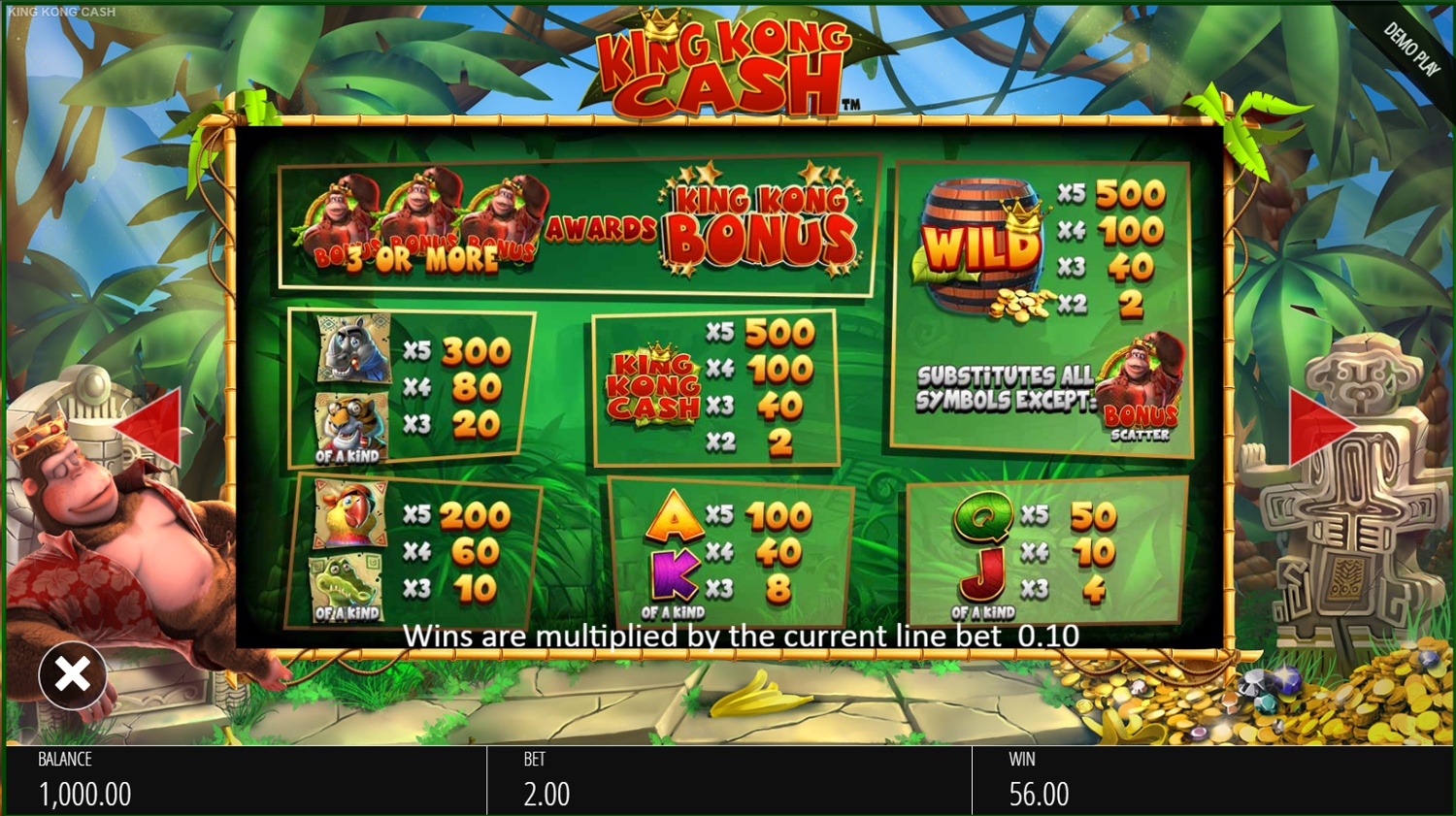 Screenshot King Kong Cash 5 