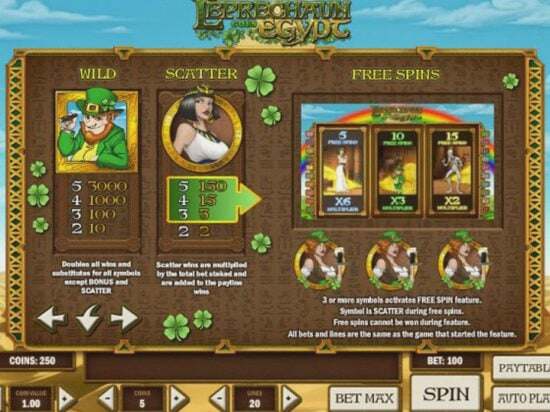 Screenshot Leprechaun Goes Egypt 3 