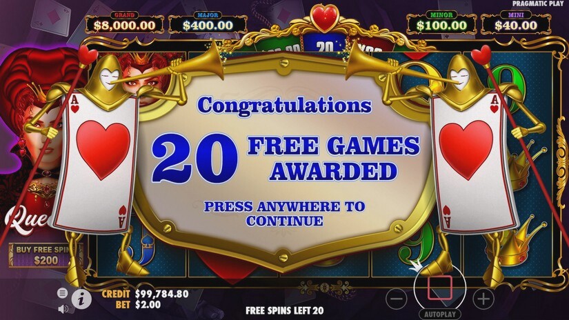 Screenshot Queenie Slot Review 10 