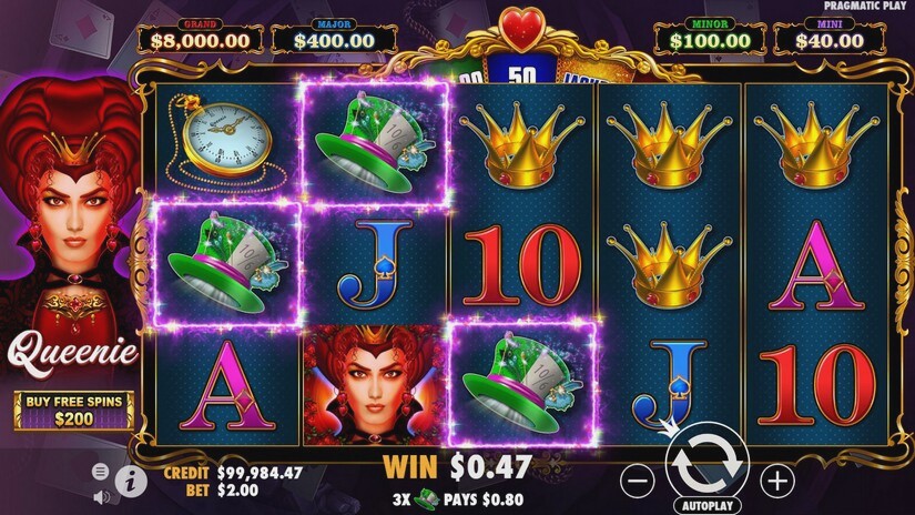 Screenshot Queenie Slot Review 8 