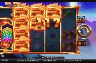 Screenshot Royal Dragon Infinity Reels 2 