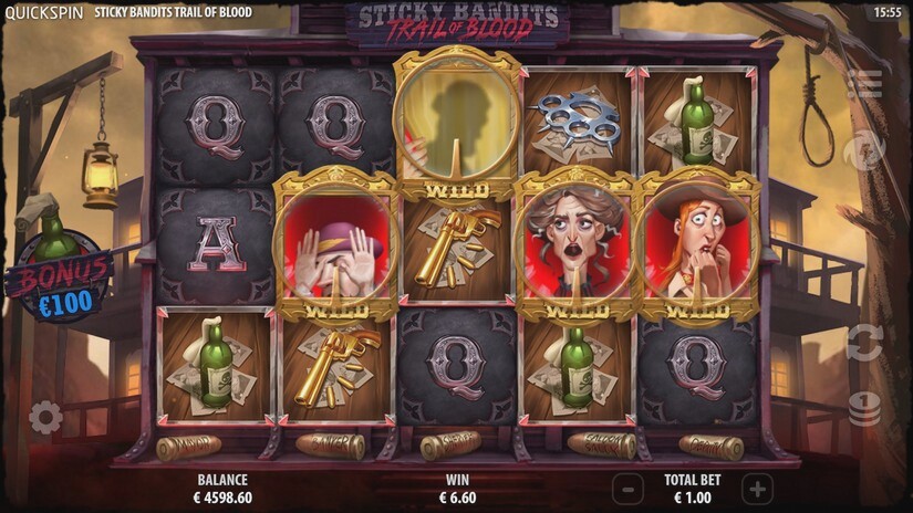 Screenshot Sticky Bandits Trail of Blood 7 
